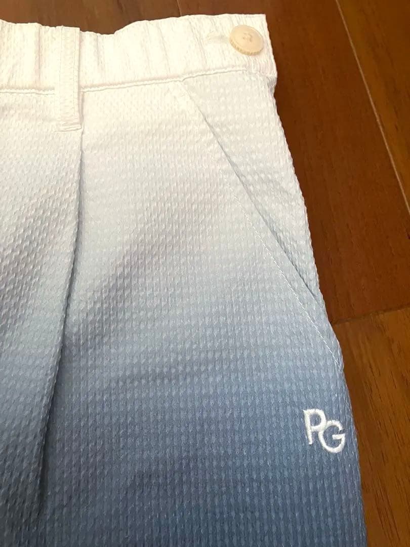 パーリーゲイツ　シアサッカー　ストレッチスカート　春夏