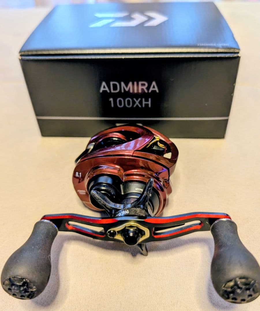 ■中古美品 ダイワ 23 アドミラ 100XH 右ハンドル OH済‼️