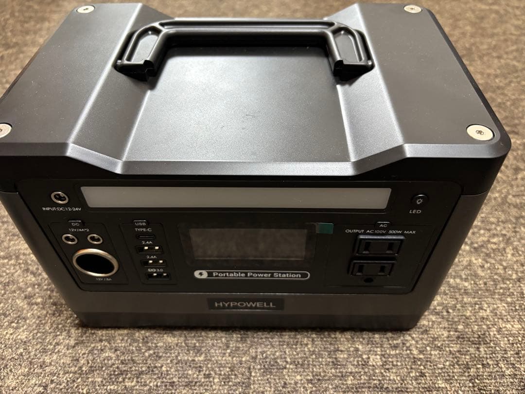 【新品未使用】500W ポータブル電源 540Wh 大容量 CS-CN500