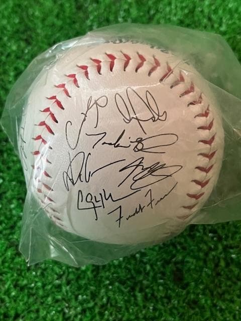 大谷翔平25WSチャンピオン記念チーム選手サイン入ボールローリングス社US限定品