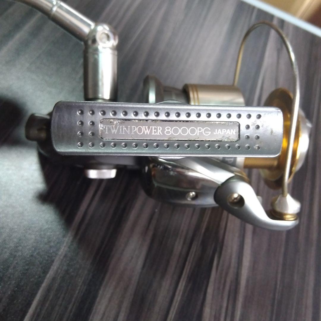 ⑳シマノTWIN POWER 8000PG スピニングリール スプールはHG
