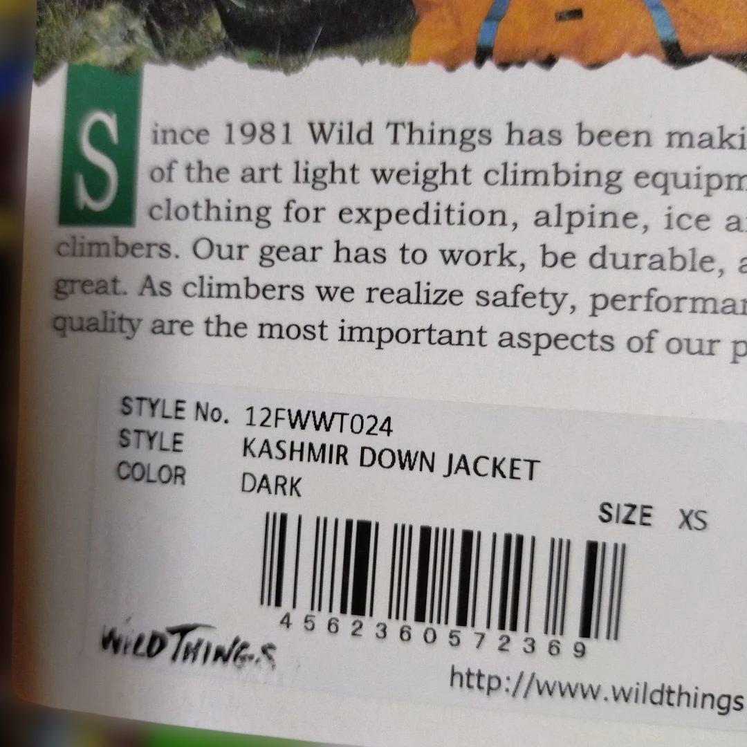 新品 ワイルドシングスWILD THINGS カシミヤダウンジャケットレディース