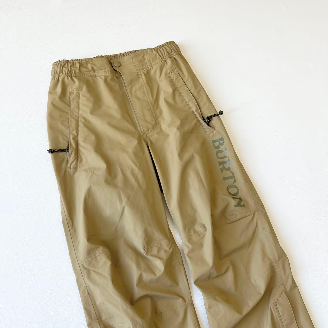 4861【美品】バートン　スノボウェア　パンツ ゴアテックス 薄手　ベージュ