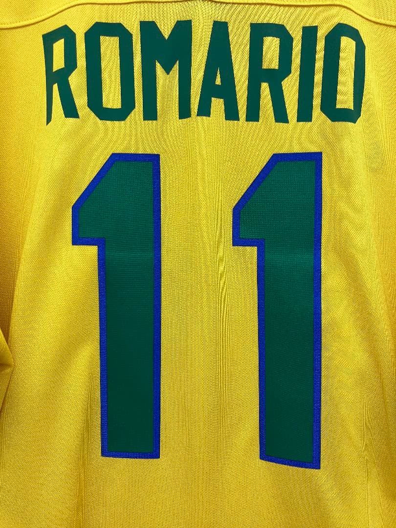 1997 ブラジル代表　ロマーリオ　NIKEオフィシャル　当時物ユニフォーム