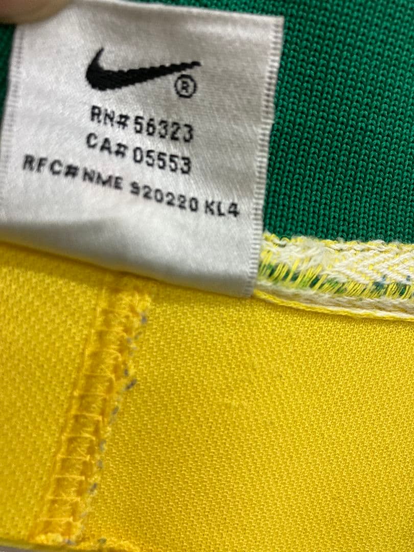 1997 ブラジル代表　ロマーリオ　NIKEオフィシャル　当時物ユニフォーム