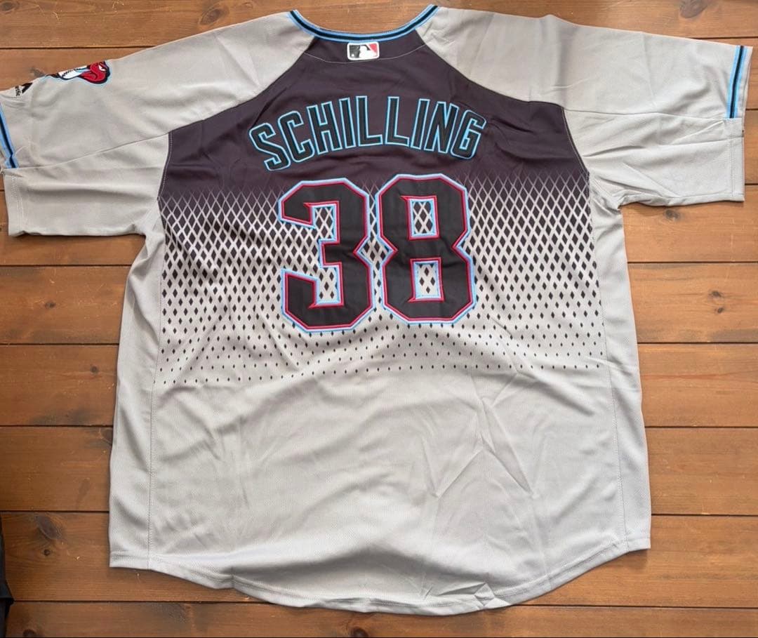 MLB アリゾナ　ダイヤモンドバックス　シリング　オーセンティック　ユニフォーム