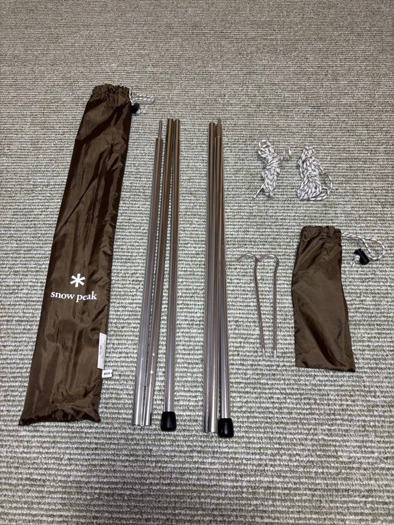 スノーピーク　アメニティドーム　M　テント　フロアマット・シート　ポールセット