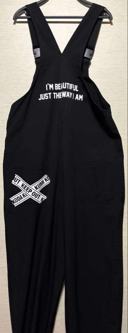 倖田來未着用ツアーグッズ2024KXXIVN ブラックオーバーオールXL