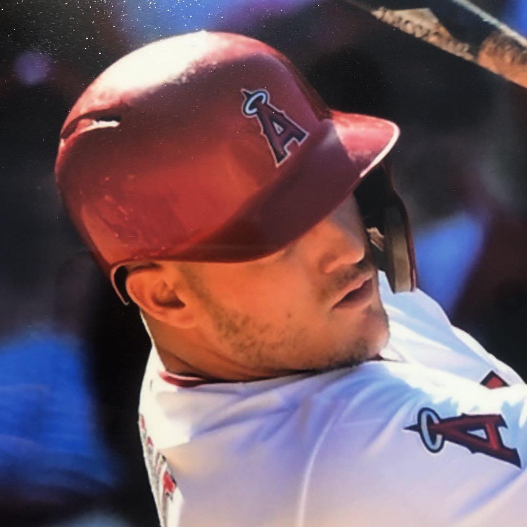 MLB マイク・トラウト　直筆サイン　大谷翔平　エンジェルス