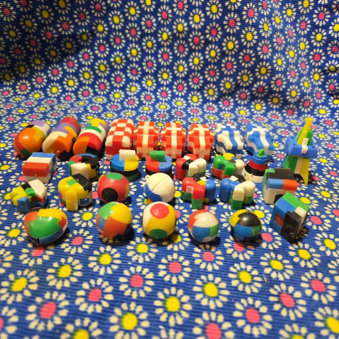 グリコ ビックリーグガム ルービックキューブ パズル 昭和レトロ 30個