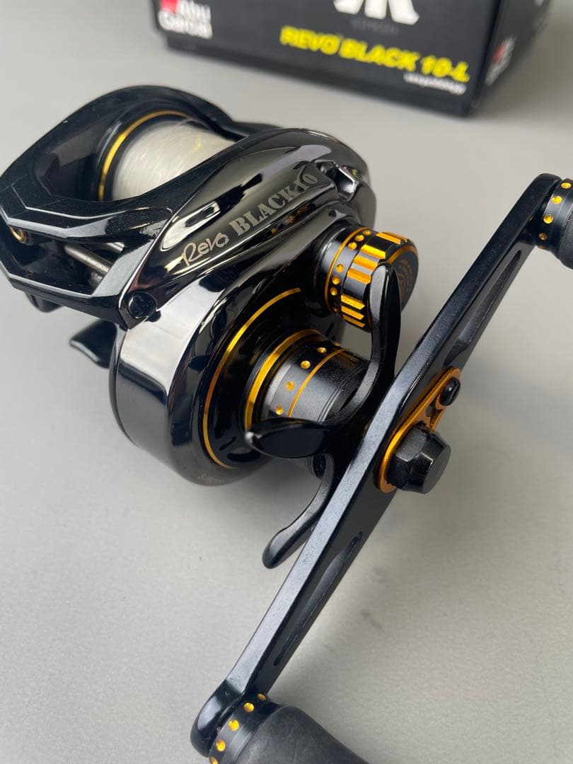 abu アブ revo black 10 ブラック10 レフト 美品
