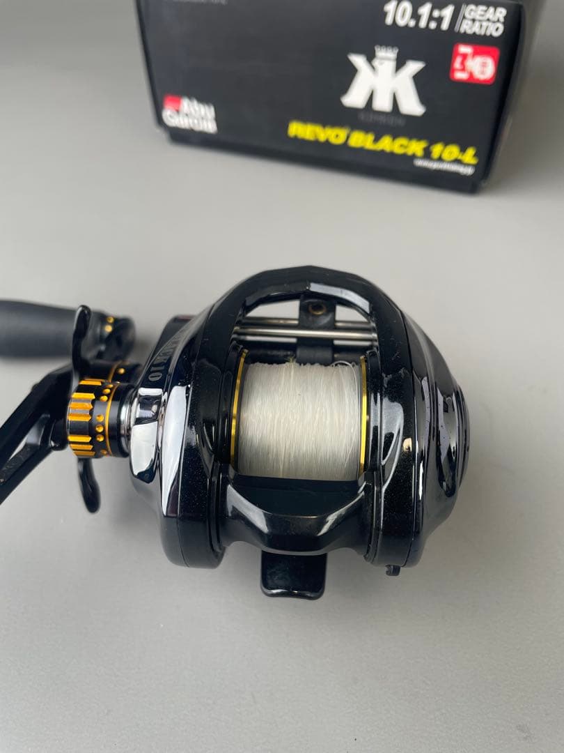 abu アブ revo black 10 ブラック10 レフト 美品