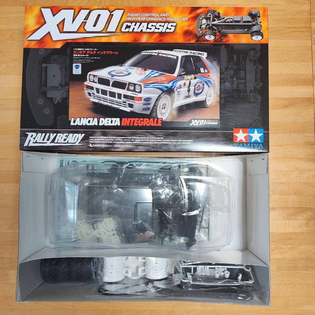 【未使用・未組立・一部欠品】タミヤ ラジコン XV01 LANCIA DELTA