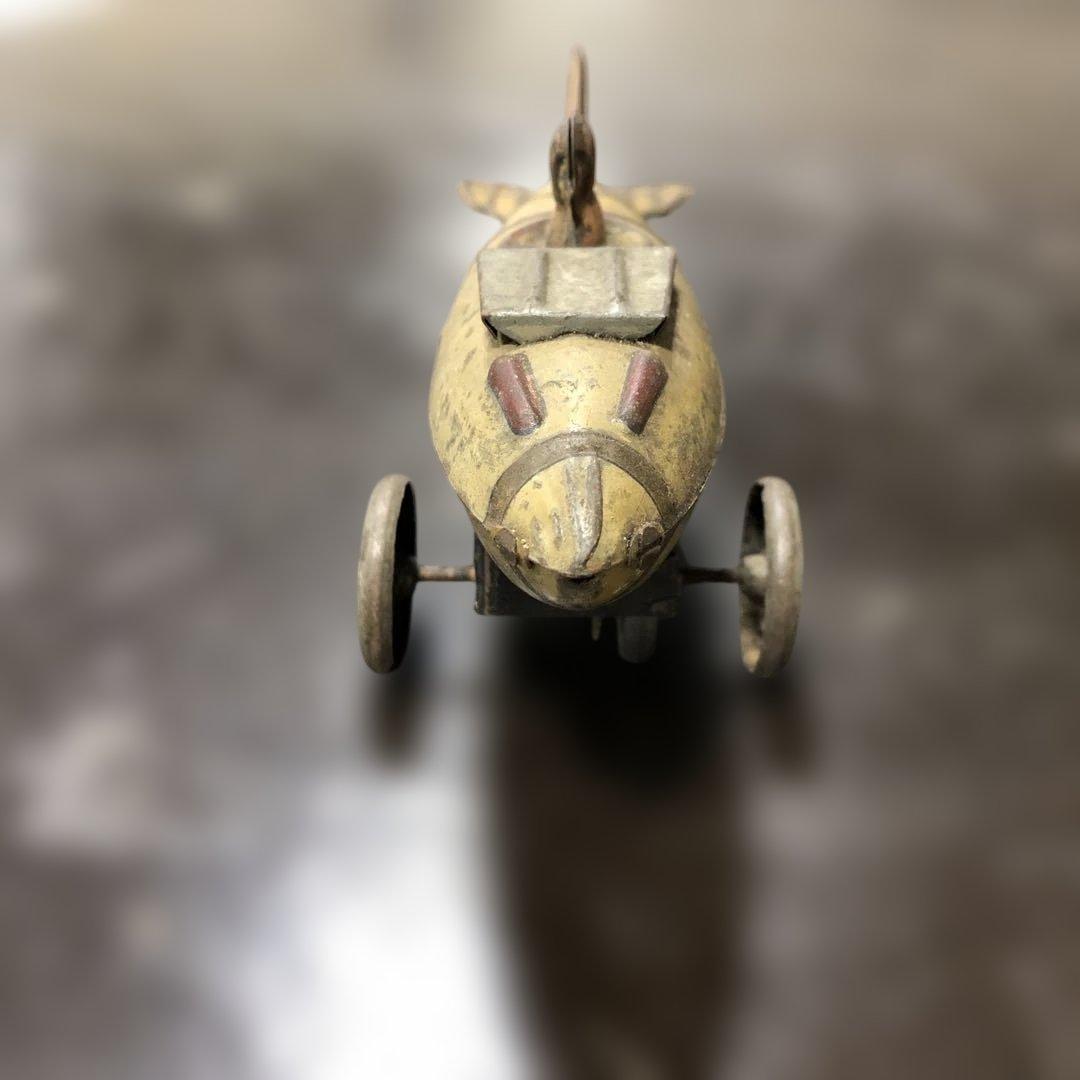 ヴィンテージ　ブリキ 飛行機　軍隊