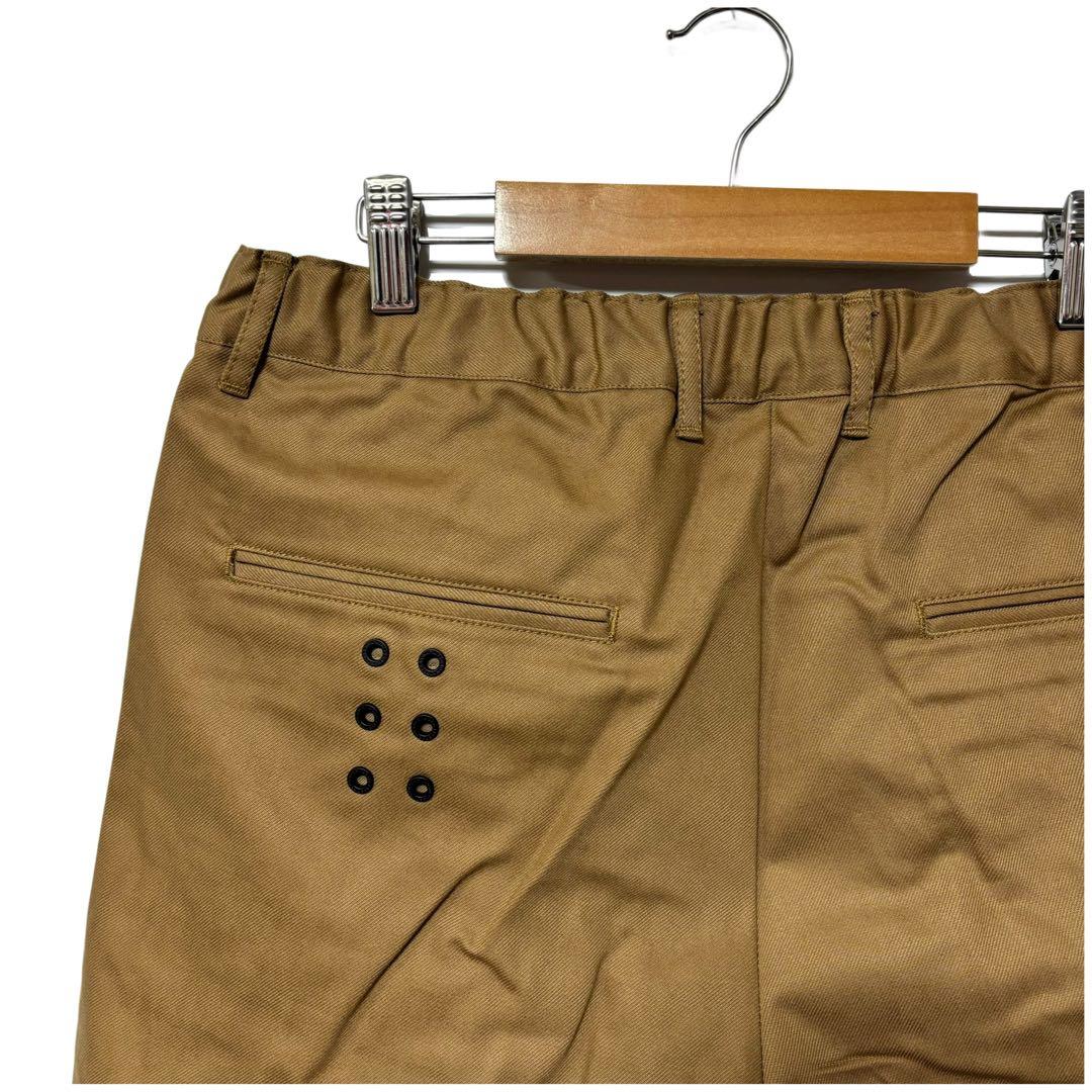 新品 ラッセルノ ゴルフ ワイド シルエット パンツ ブラウン L/XL