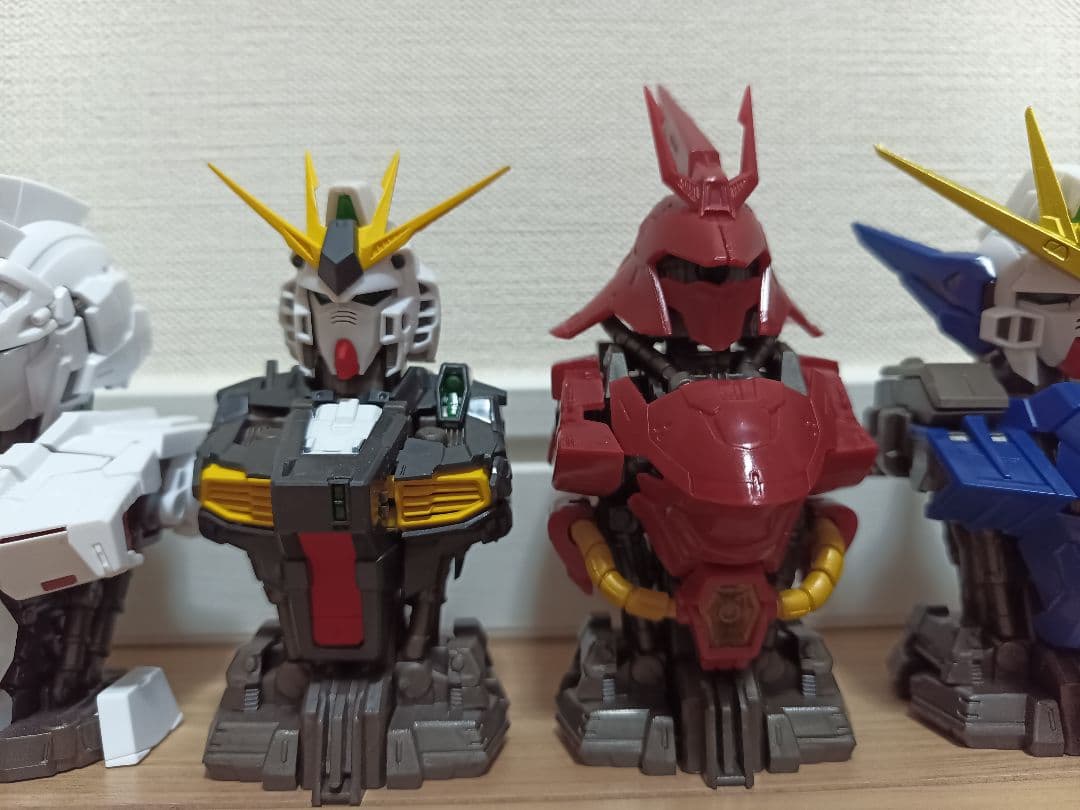 機動戦士ガンダム MSメカニカルバスト　外装+内部メカ　８体まとめ売り