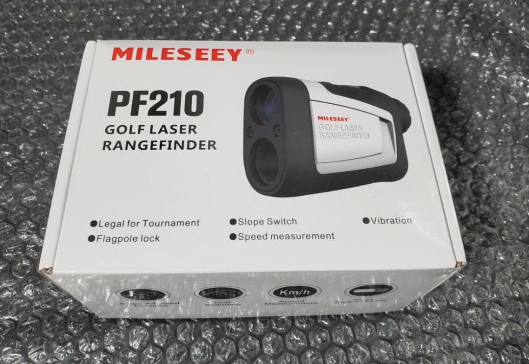 [新品] ゴルフ 距離計 レーザー距離計 0.3秒計測 高低差補正ON/OFF