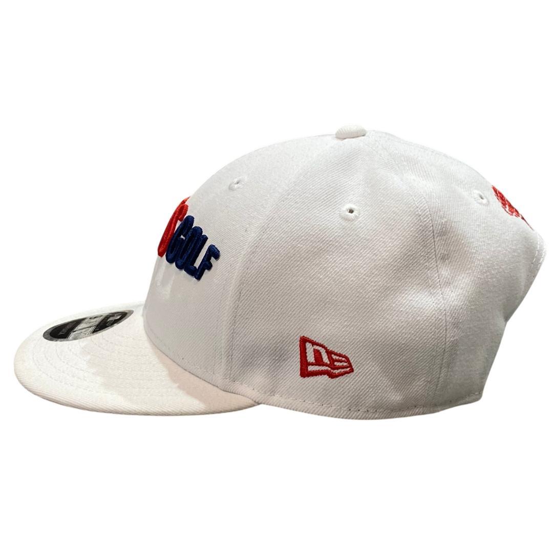 BEAMS GOLF ビームス ゴルフ フラットバイザー キャップ ホワイト