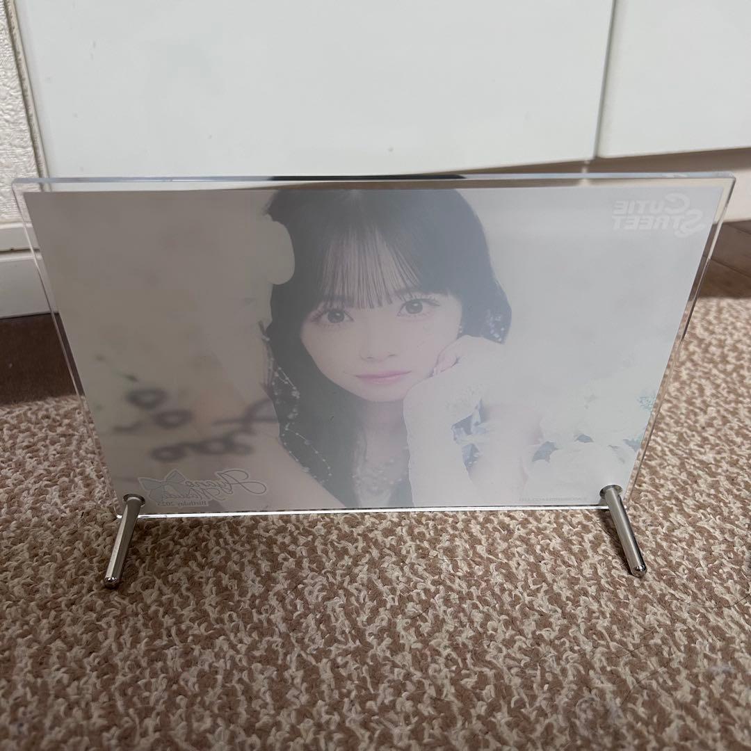 増田彩乃 生誕くじ　A賞 サイン入りアクリルパネル