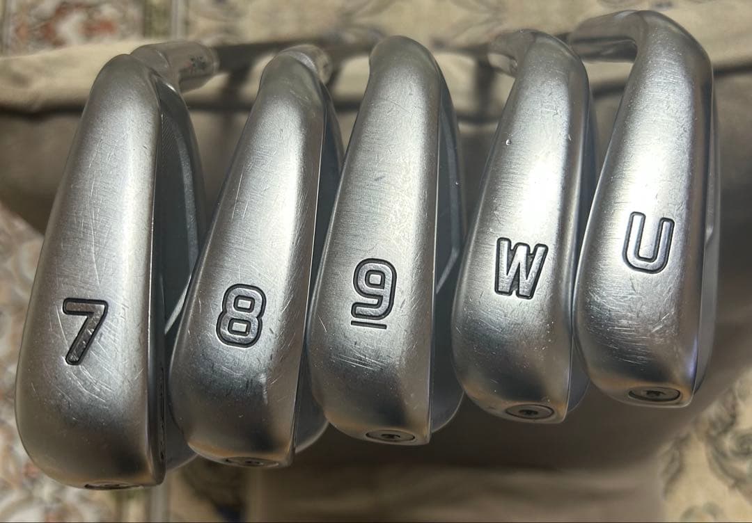 PING i525 アイアンセット7～U 5本 TRAVIL 95 S オレンジ