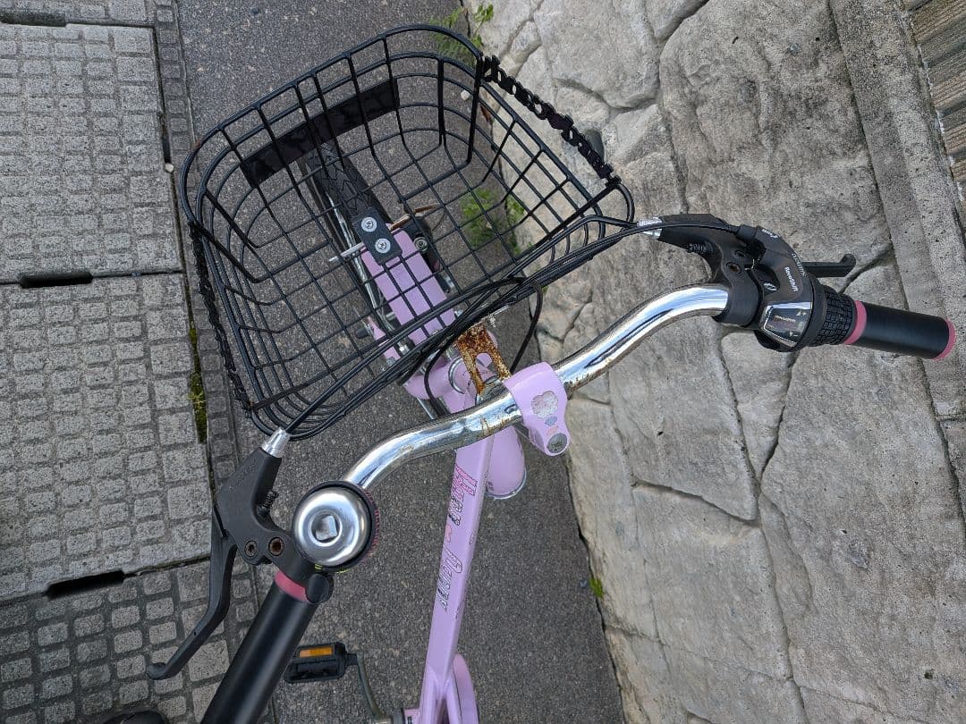 子供用自転車 パープル 24インチ ギア付き