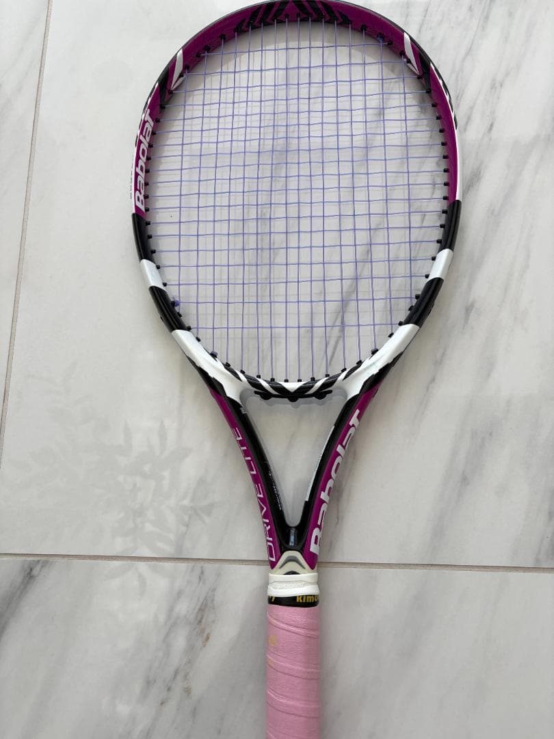 Babolat Pure Aero テニスラケット 2本セット イエロー/ピンク
