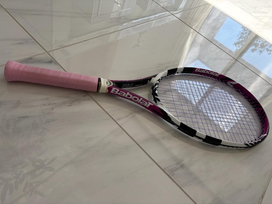 Babolat Pure Aero テニスラケット 2本セット イエロー/ピンク