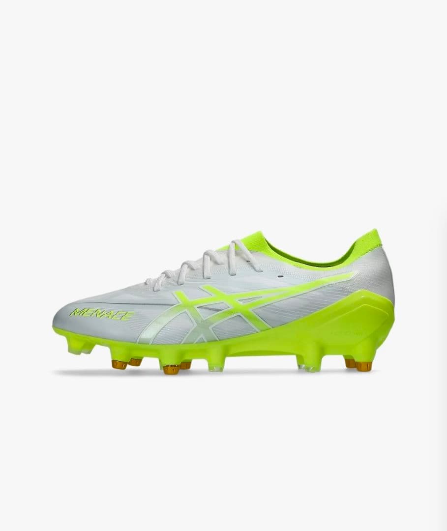 asics メナス 5 ハイブリッド　白×セーフティイエロー新品未使用27cm