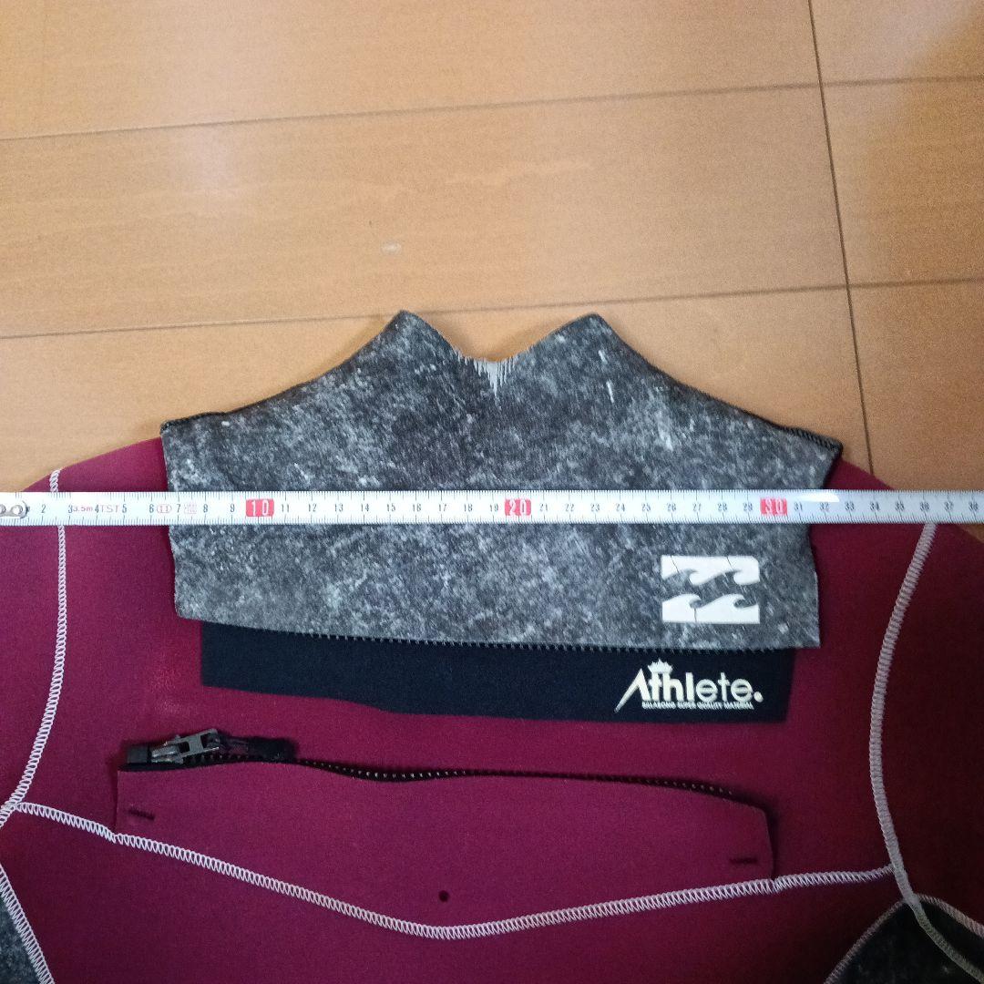 BILLABONG 3m フルスーツ ワインレッド・黒