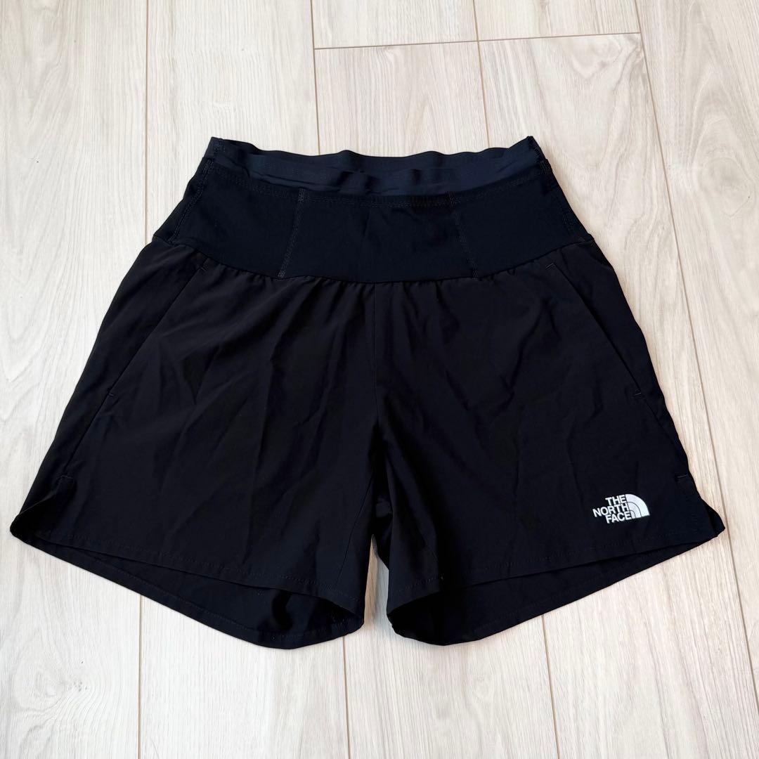 【美品/THE NORTH FACE】 ランニングショーツ黒レディースM