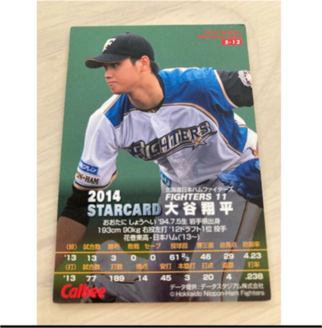 大谷翔平　満票　MVP 日本ハム　カード