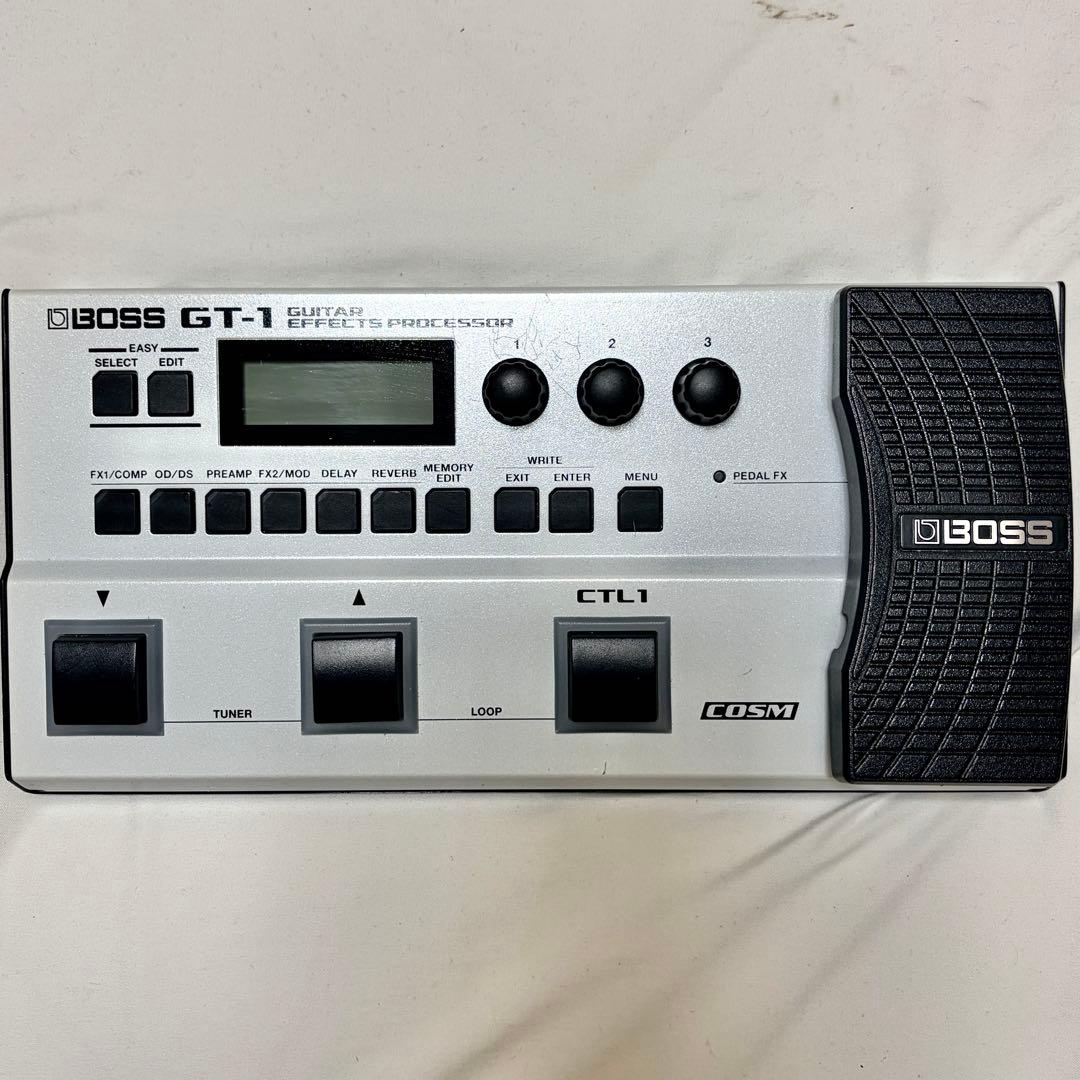 【限定色】 BOSS GT-1 ホワイト ギターエフェクター