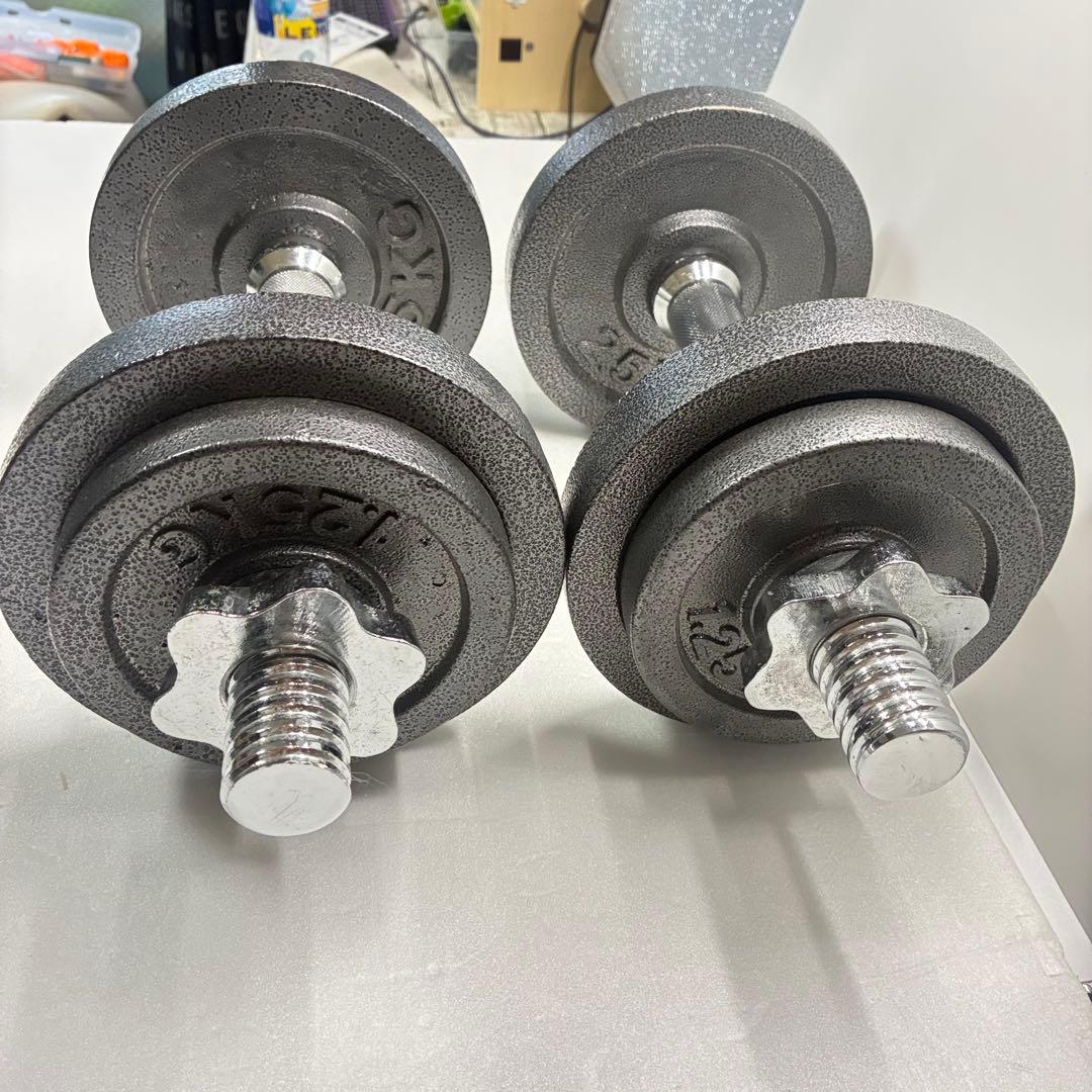 クロムダンベルセット 可変式7.5kg✖️2