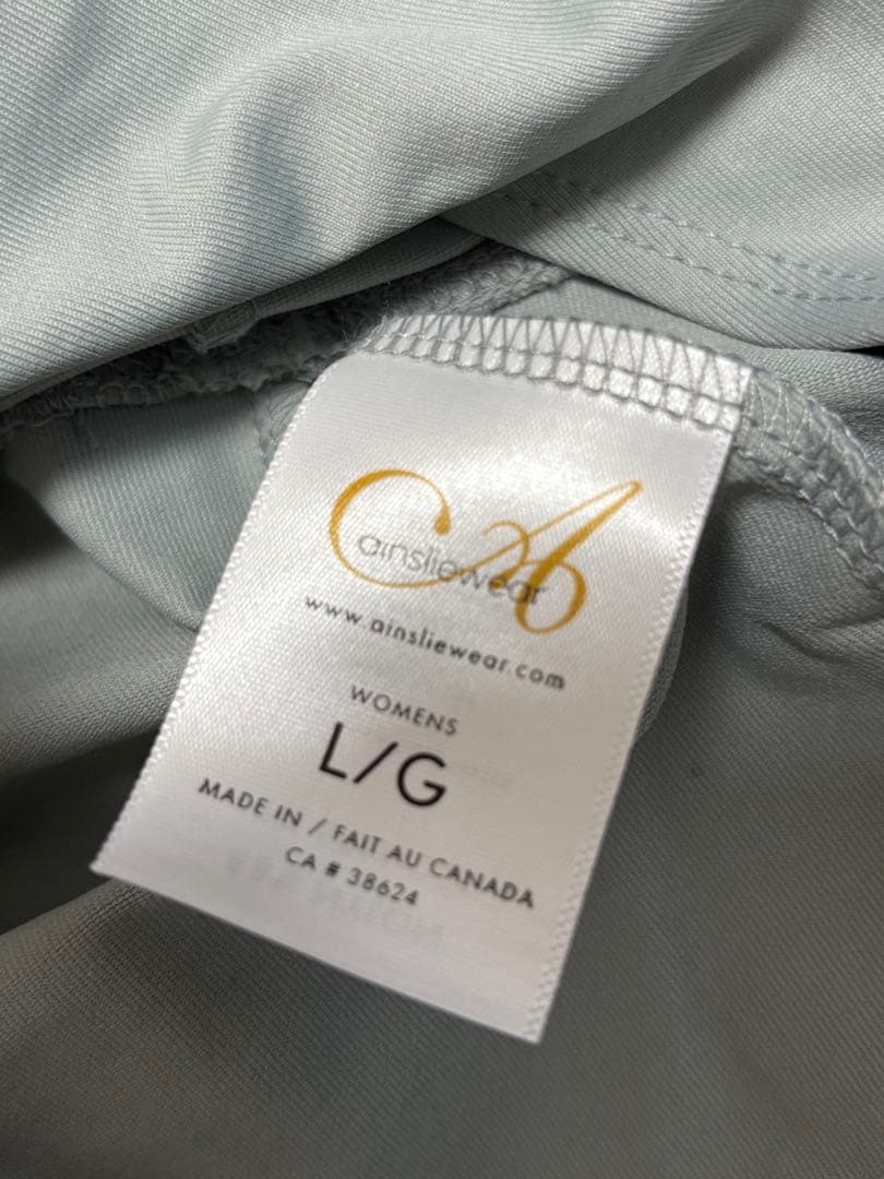 シルビアレオタード☆Lサイズ☆エインズリー半袖レオタード☆グリーン