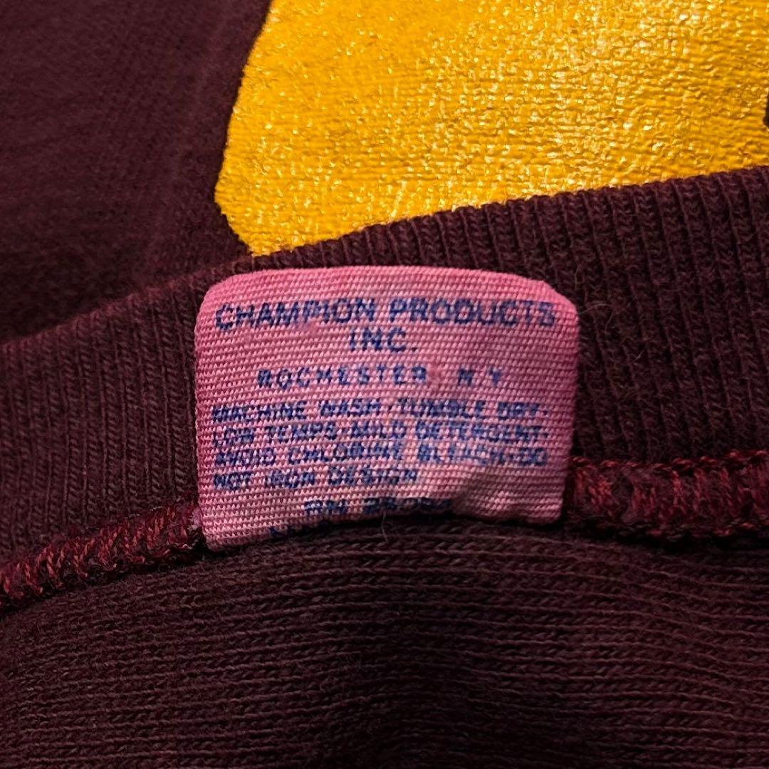 70s Vintage チャンピオン 両面 フットボールtee XL バータグ