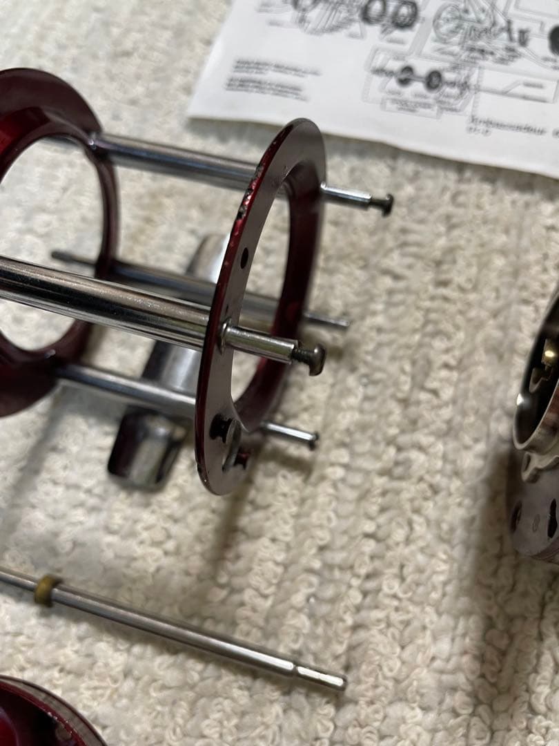 釣り　アブ　リール　部品　アンバサダー　6500 C3 2・Speed91-0