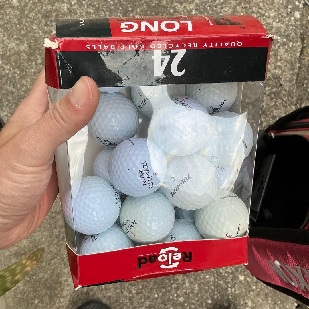 【7分割・ボールセット】SRIXON キャディバッグ ＆ Titleist