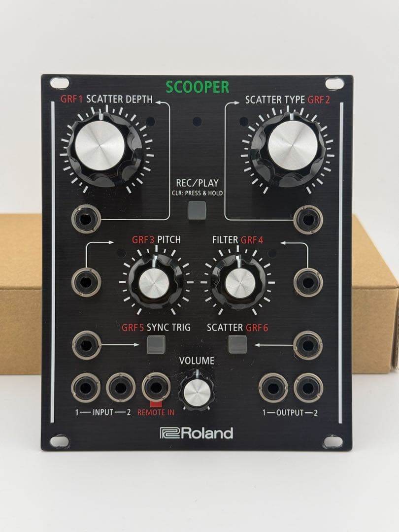 Roland AIRA モジュラーシンセ　scooper dtm daw