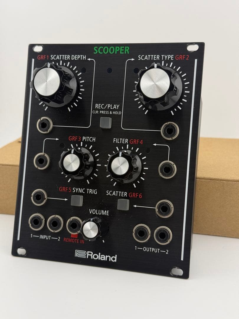 Roland AIRA モジュラーシンセ　scooper dtm daw
