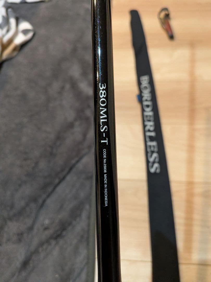 シマノ　ボーダレス　380MLS　フリースタイルロッド落とし込み