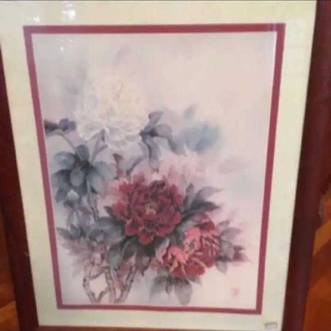 素敵な花の絵画