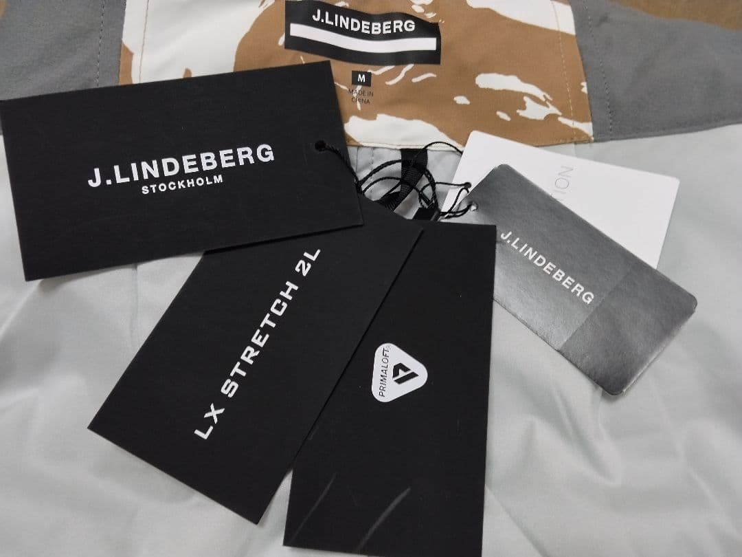新品 J.LINDEBERG ジェイリンドバーグ 迷彩 スキー パンツ 40