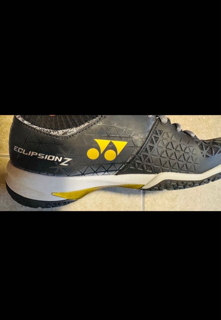 【未使用】【YONEX SHB-03L】バドミントンシューズ グレー/イエロー
