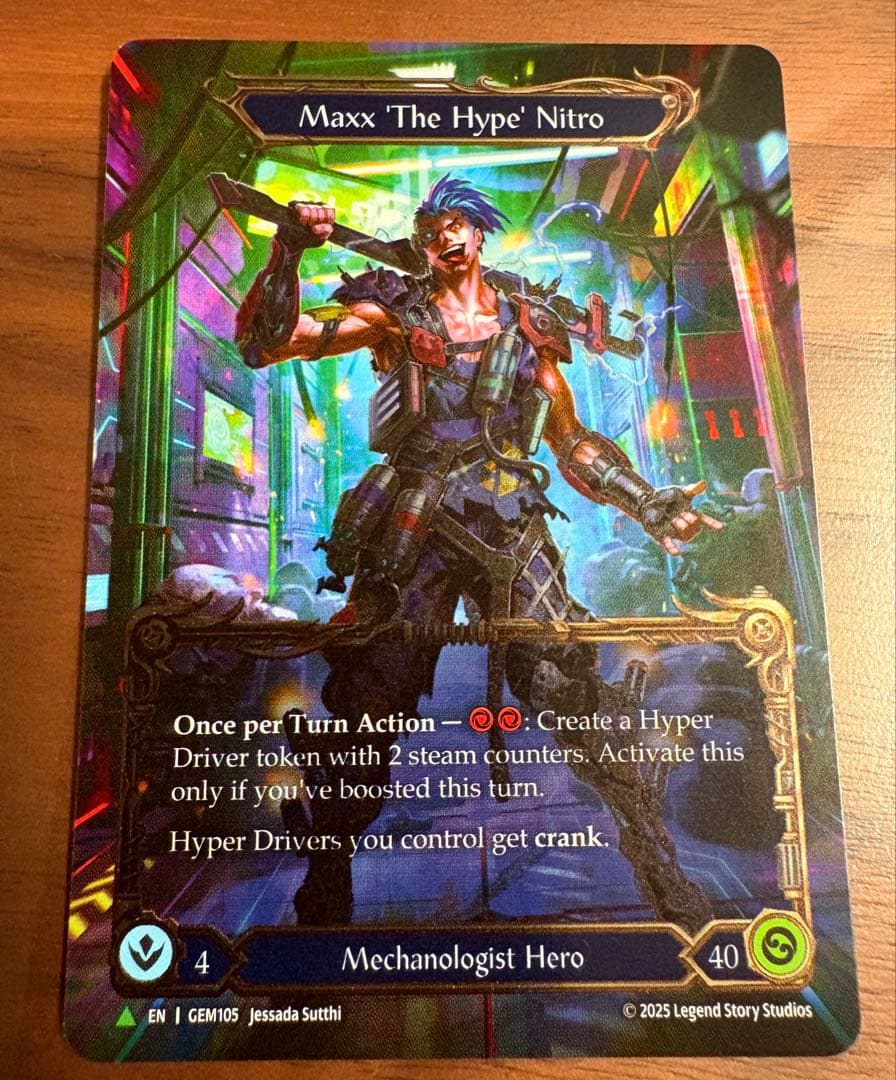 Maxx 'The Hype' Nitro Marvel プロモ 未使用 FaB