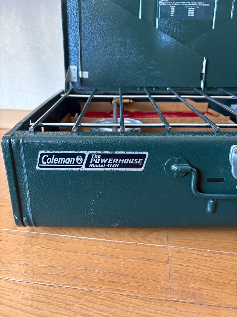 Coleman ツーバーナー413H 未使用品！フューエルファネル付き
