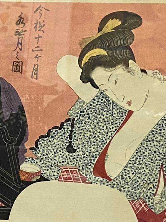 ‼️リサイクルFORTで検索‼️浮世絵の️傑作品‼️豊国作で印刷工芸品‼️現代建築に合う②