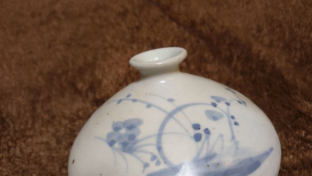 李朝　古染付　明時代　古伊万里　小壺　１客