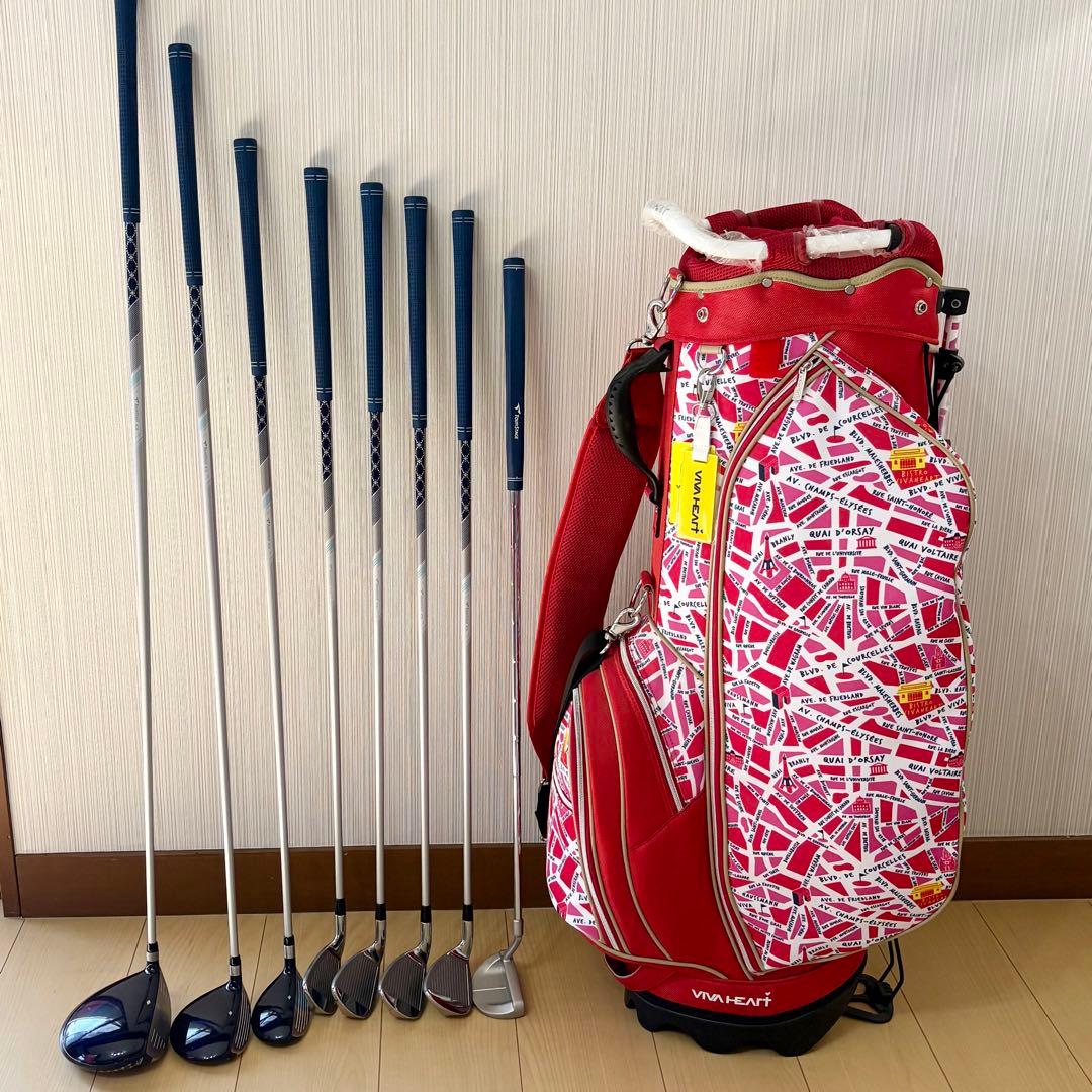 【即ラウンド可】TOURSTAGE CL レディース 8本セットキャディバッグ