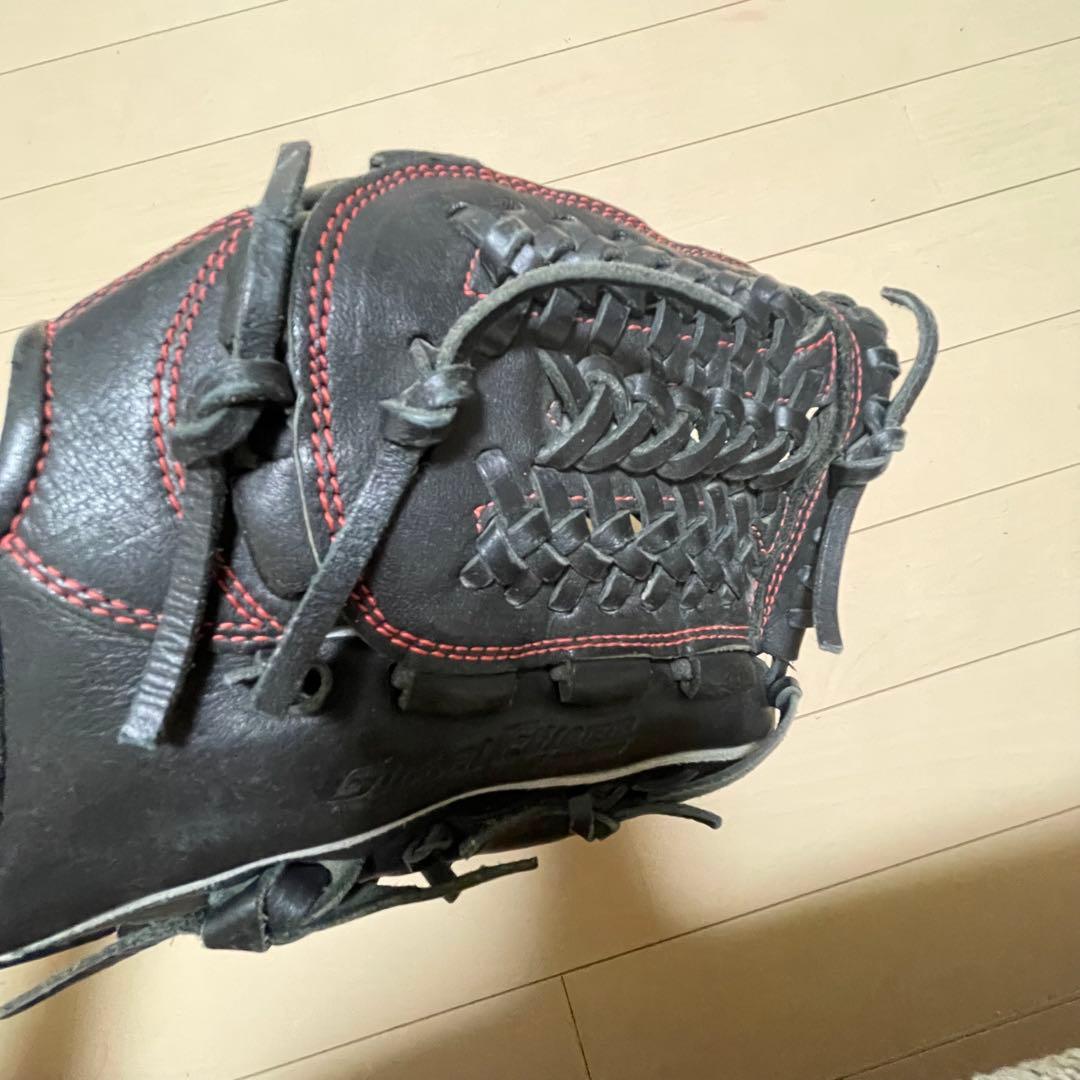 ミズノ グローバルエリート ジュニア軟式野球 グローブ ブラック 高学年用