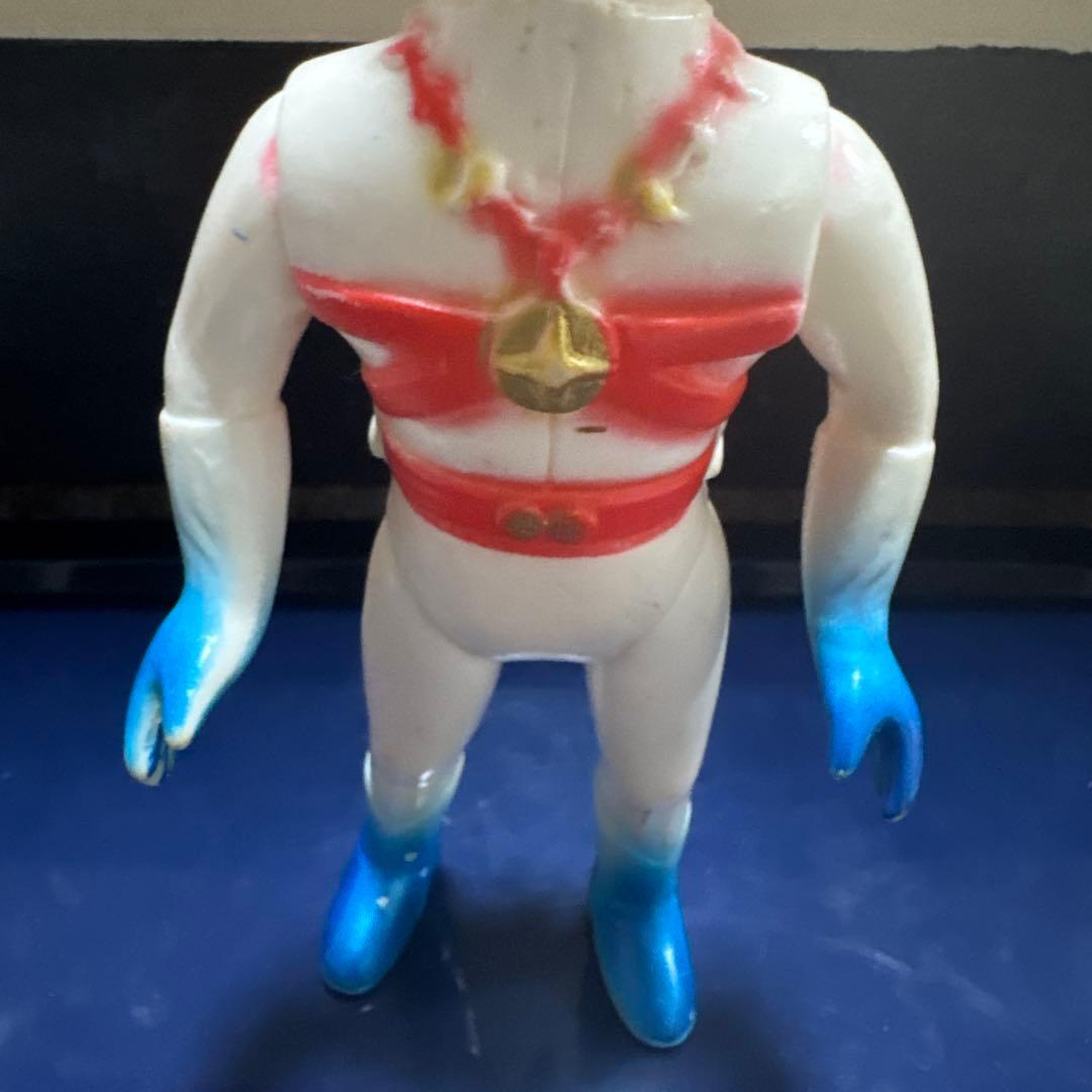 当時物　愛の戦士　レインボーマン　ソフビ　フィギュア　昭和レトロ　少年
